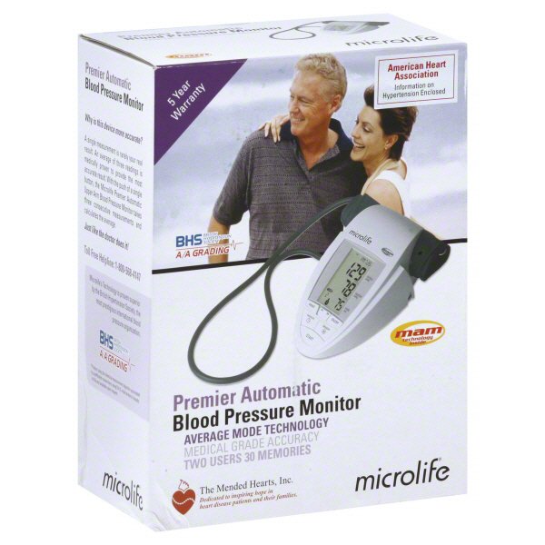 Microlife Premier Automatic Blood Pressure Monitor Shop at HEB