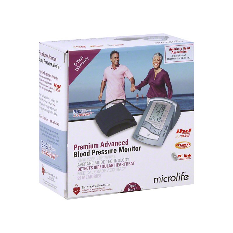 Microlife Automatic/Digital Blood Pressure Monitor, Upper Arm Cuff