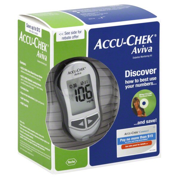 AccuChek Aviva Diabetes Monitoring Kit Shop Glucose Monitors at HEB