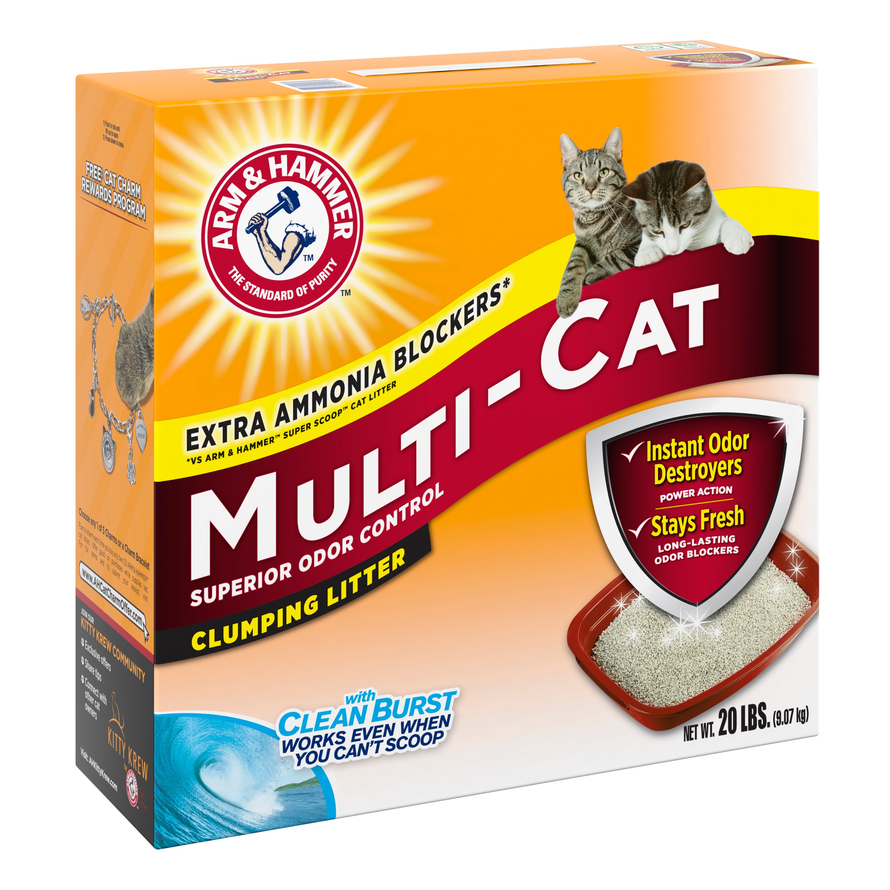 arm-hammer-multi-cat-extra-strength-clumping-litter-shop-cats-at-h-e-b