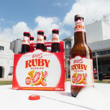 Shiner Craft Beer Ruby Redbird 6 pk Bottles, 12 oz