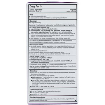 H-E-B Miconazole 7 Day Vaginal Yeast Infection Treatment, 7 ct