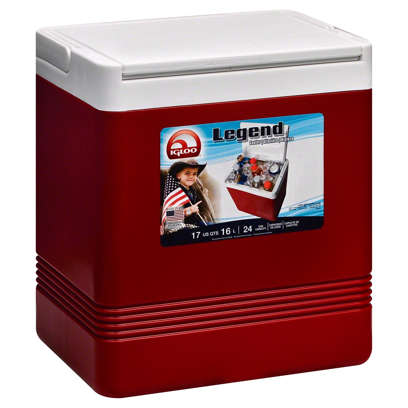 Igloo Legend 24 Can Red Cooler ‑ Shop 