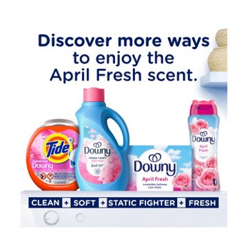 Downy 2 in 1 Fresh & Soft Liquid Fabric Softener, 120 Loads - April Fresh Scent, 88 oz