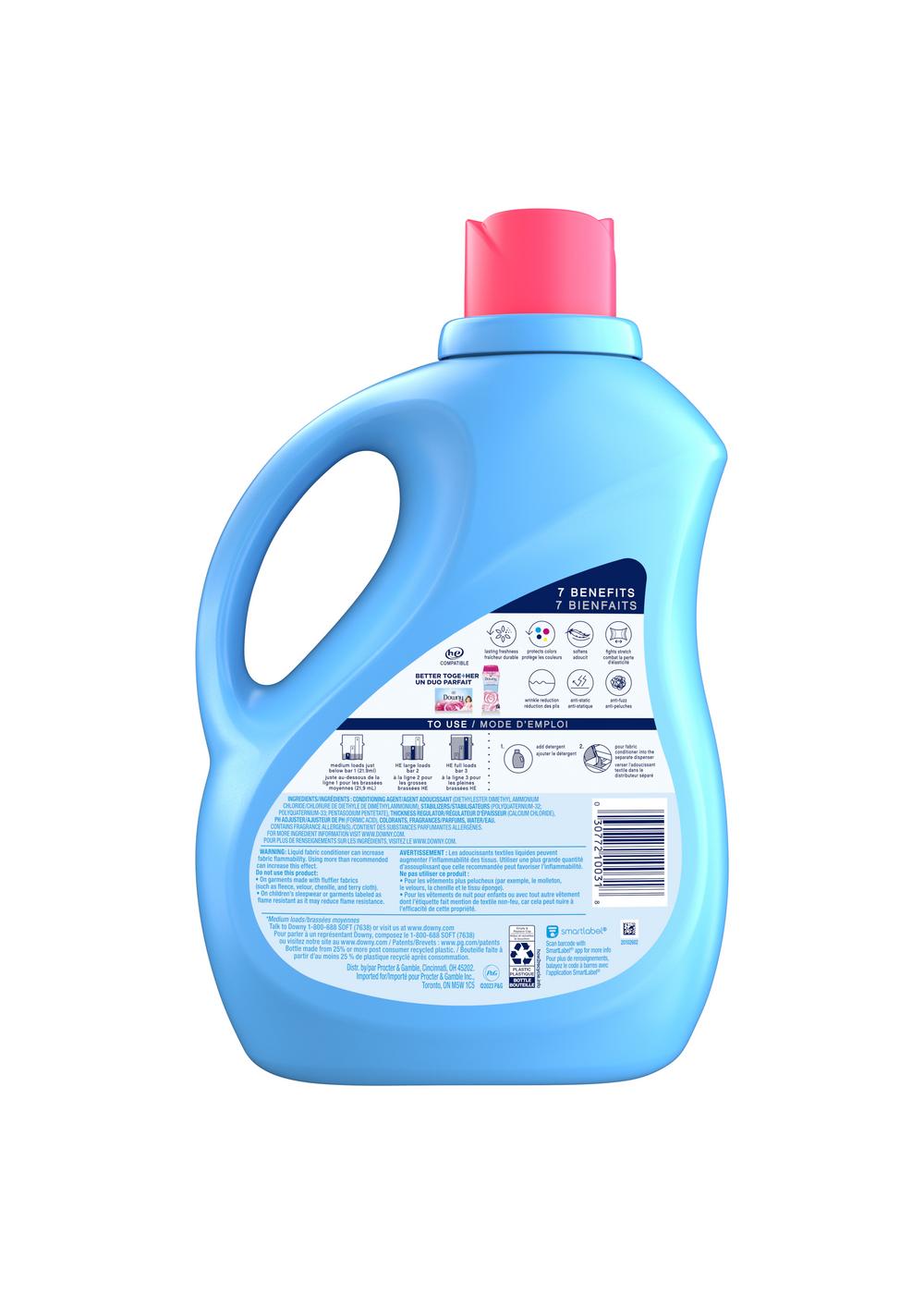Downy Ultra Liquid Fabric Conditioner, 120 Loads - April Fresh; image 2 of 2