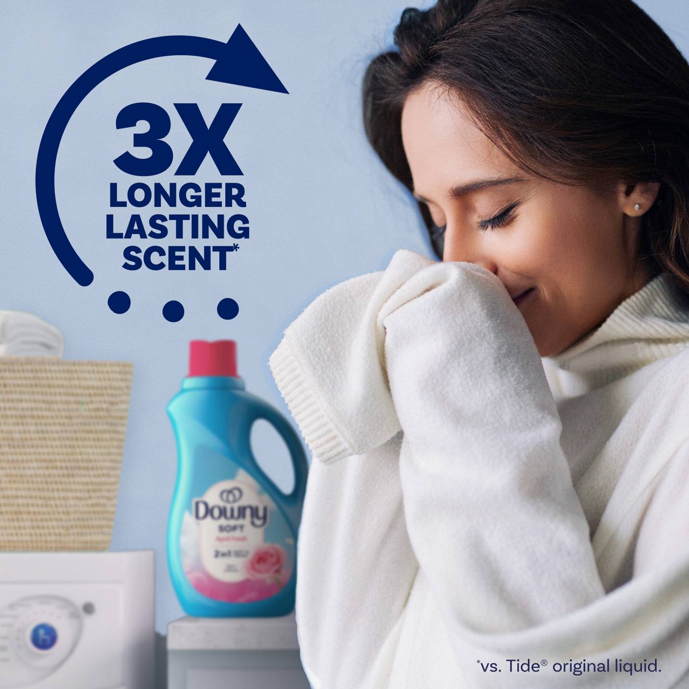 Downy Soft, 2 in 1 Soft & Fresh Liquid Fabric Softener, 120 Loads, April Fresh Scent; image 6 of 13