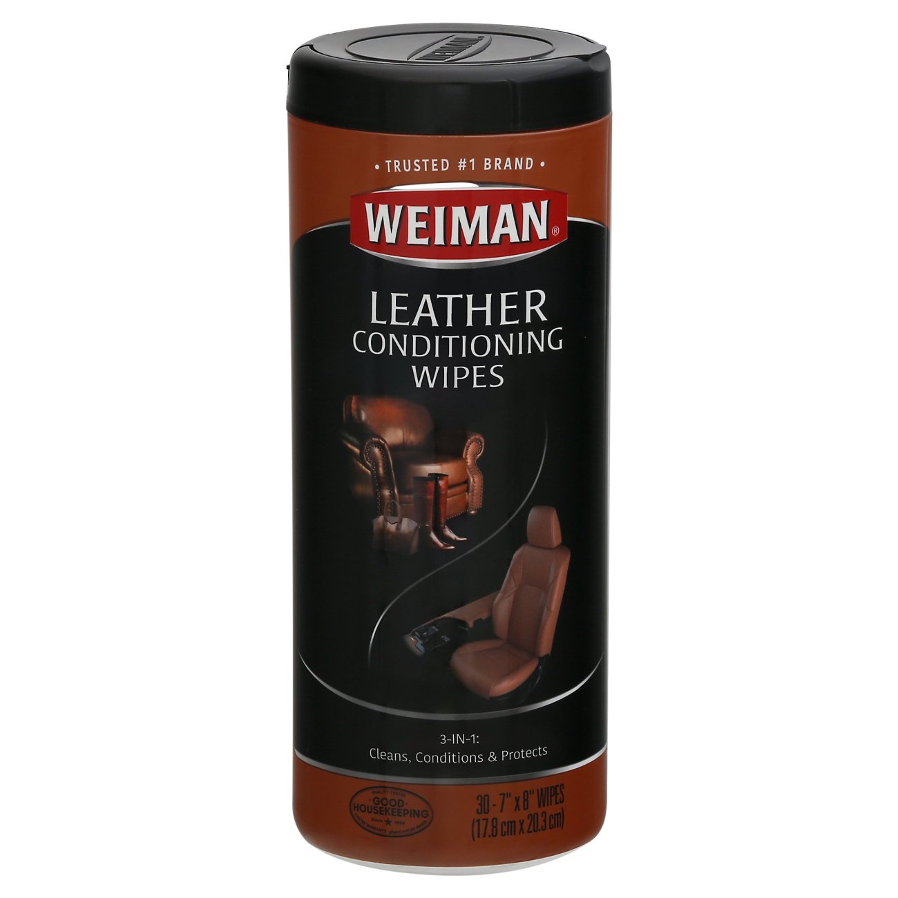 Weiman Leather Cleaner & Conditioner Wipes With UV Ghana