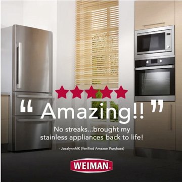 Weiman Stainless Steel Wipes, 30 ct