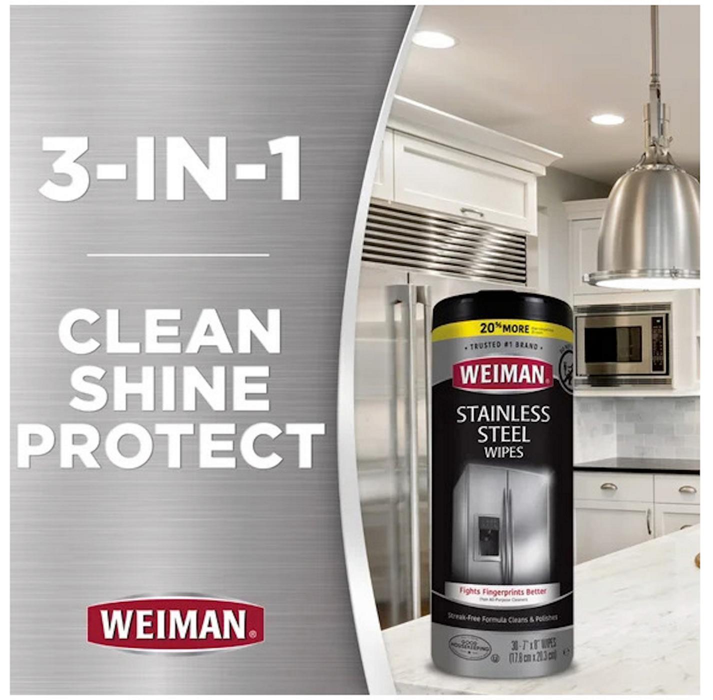 Weiman Stainless Steel Wipes; image 6 of 10