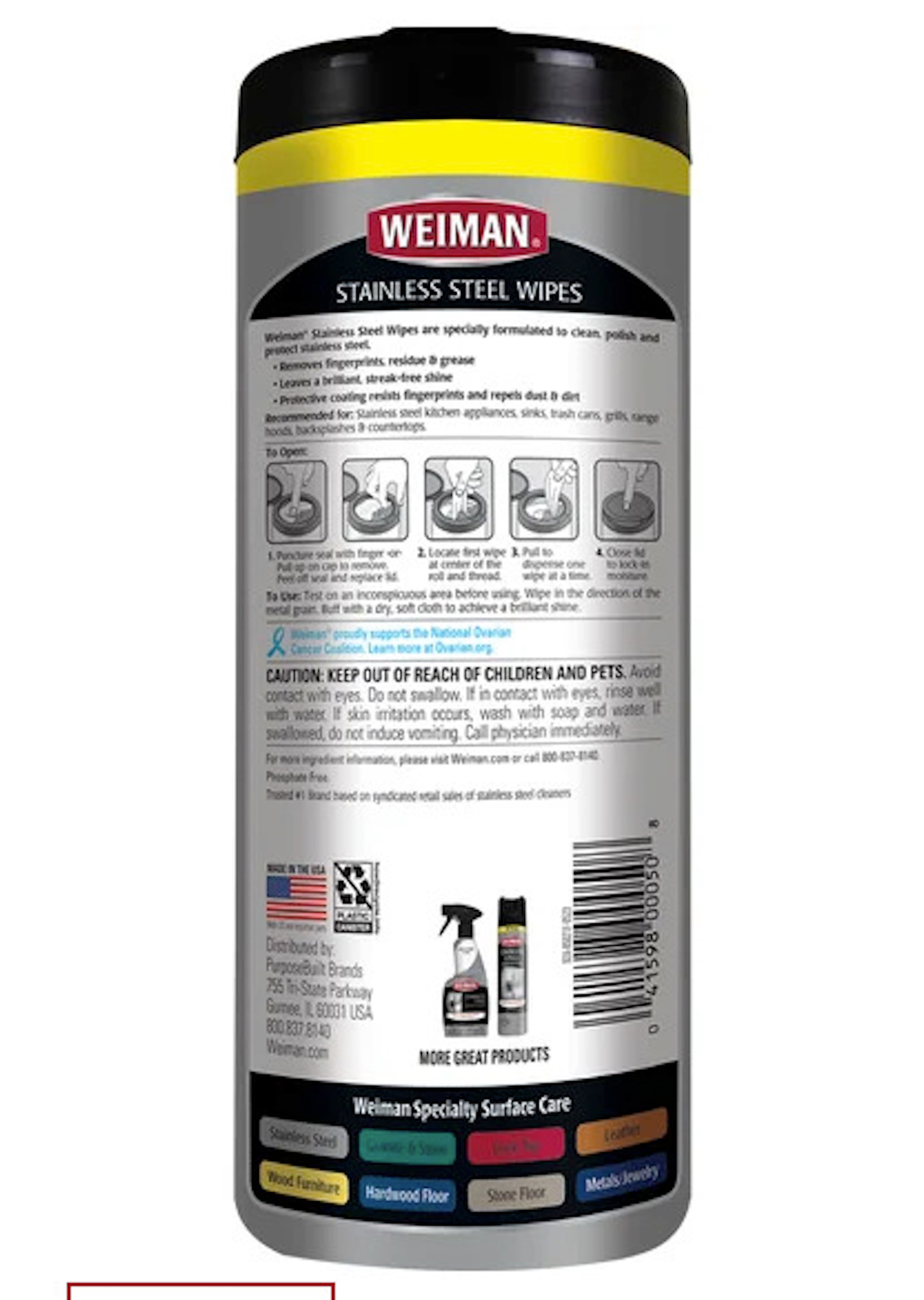 Weiman Stainless Steel Wipes - Thumbnail 2