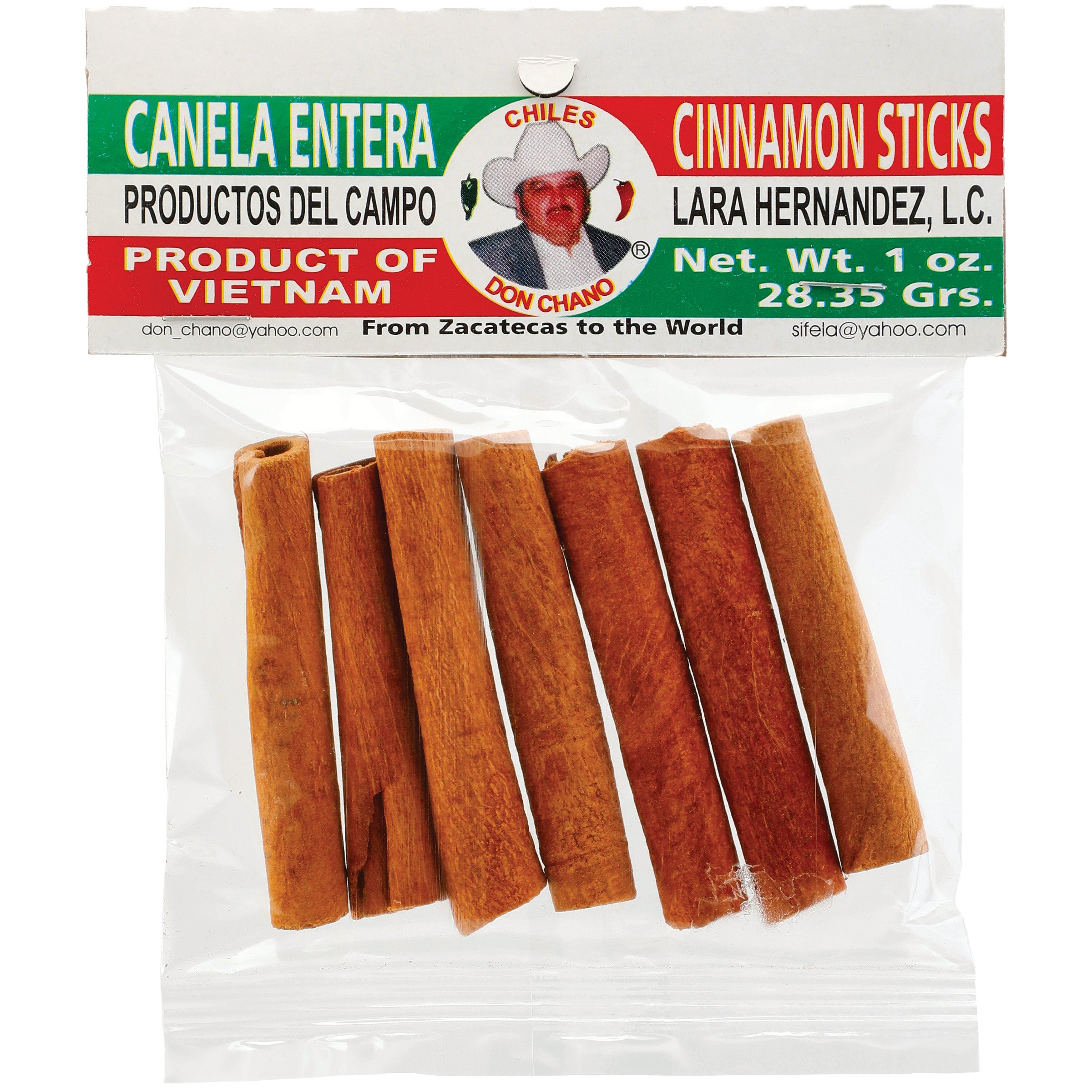 Chiles Don Chano Canela Entera Whole Cinnamon Sticks