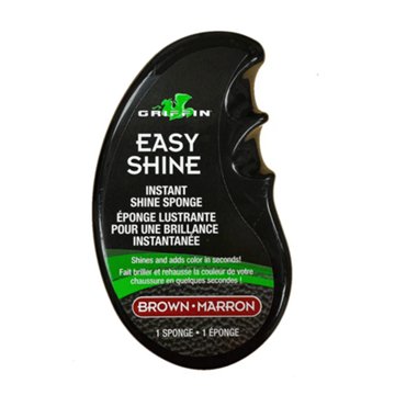 Griffin Easy Shine Shoe Sponge - Brown