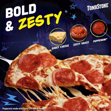 Tombstone Original Crust Pepperoni Frozen Pizza, 18.5 oz