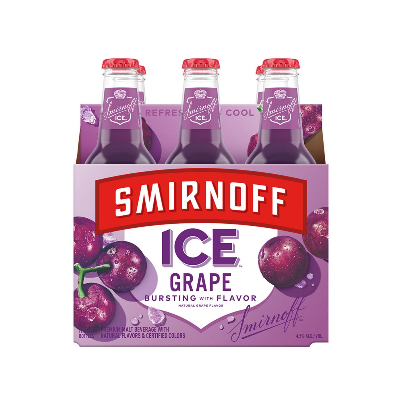 Smirnoff Ice Grape Shop Malt Beverages & Coolers at HEB