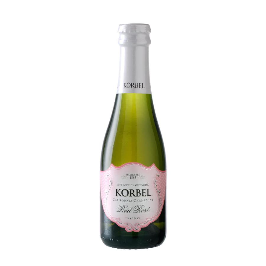 Korbel Brut Rose Champgane 187 4 Pack 187ML - The Wine Rack
