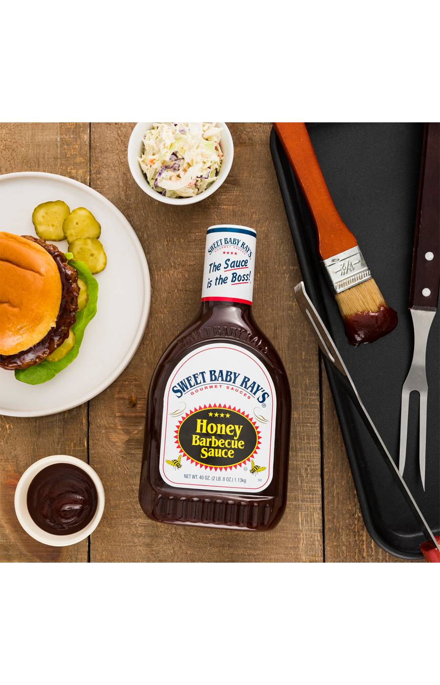 Sweet Baby Ray's Honey Barbecue Sauce; image 2 of 9