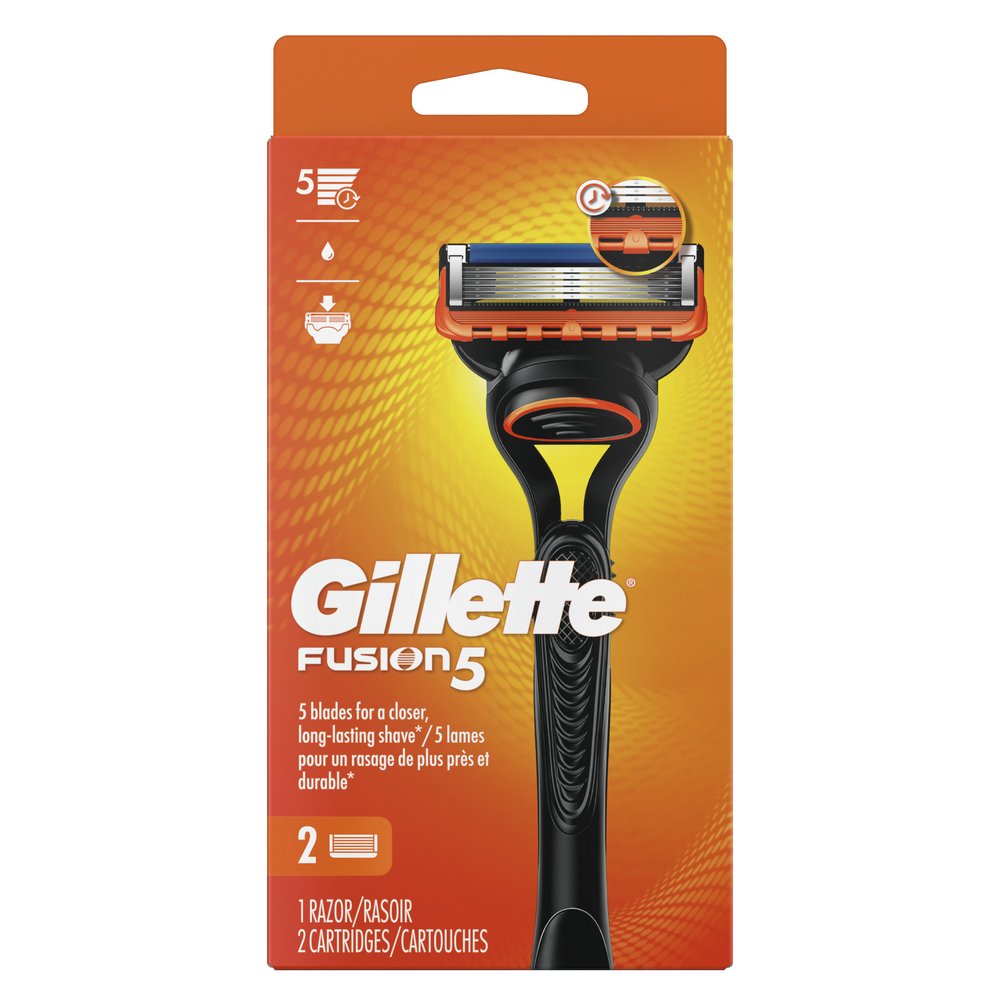 Gillette Fusion5 Men's Razor with 2 Refills - Shop Shaving ...