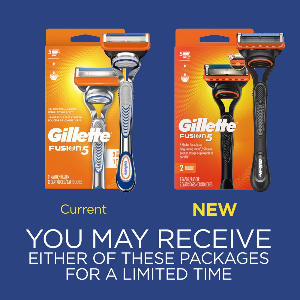 Gillette Fusion5 Razor + 2 Blade Refills - Shop Razors & Blades at H-E-B