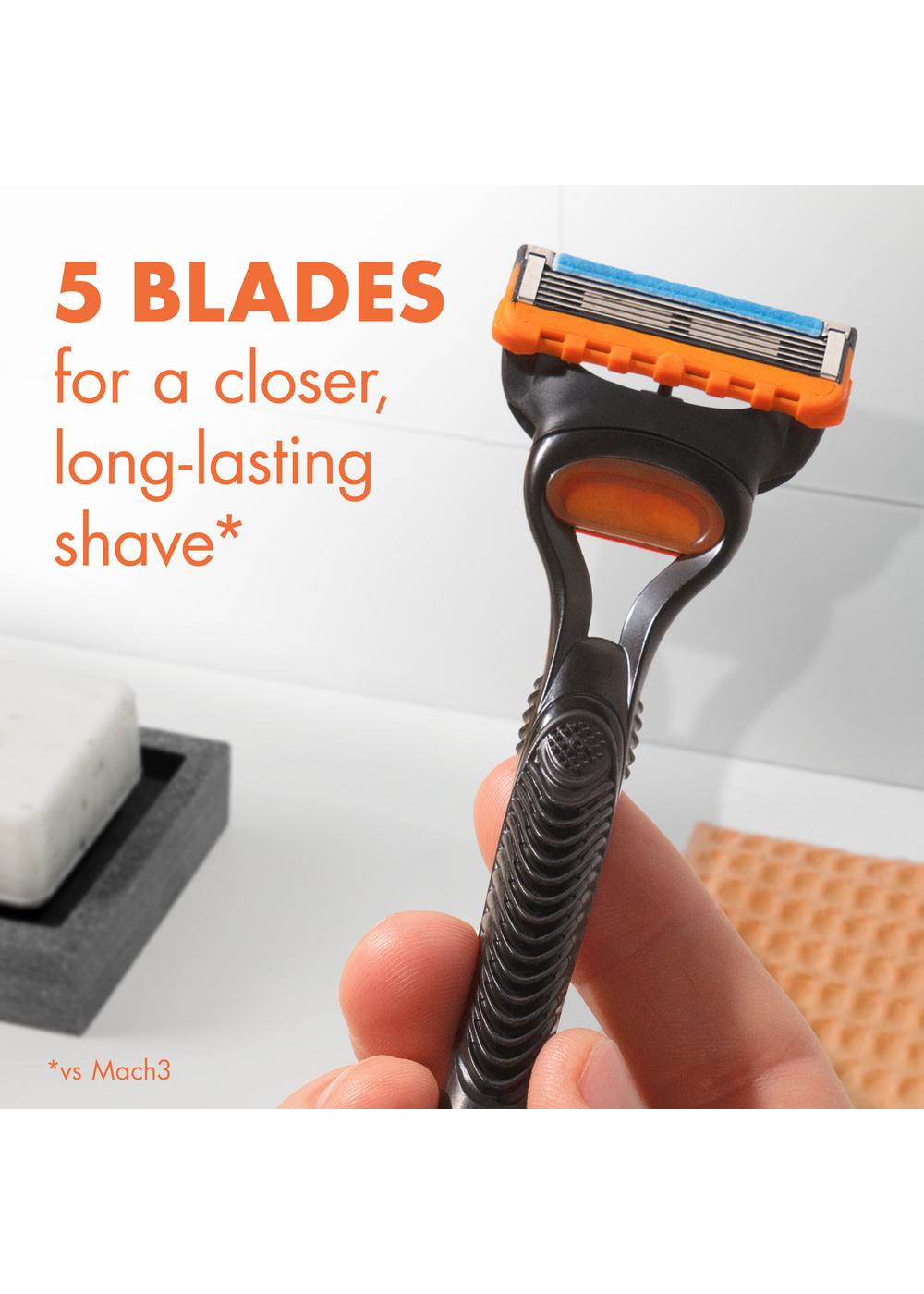 Gillette Fusion5 Razor + 2 Blade Refills; image 8 of 10