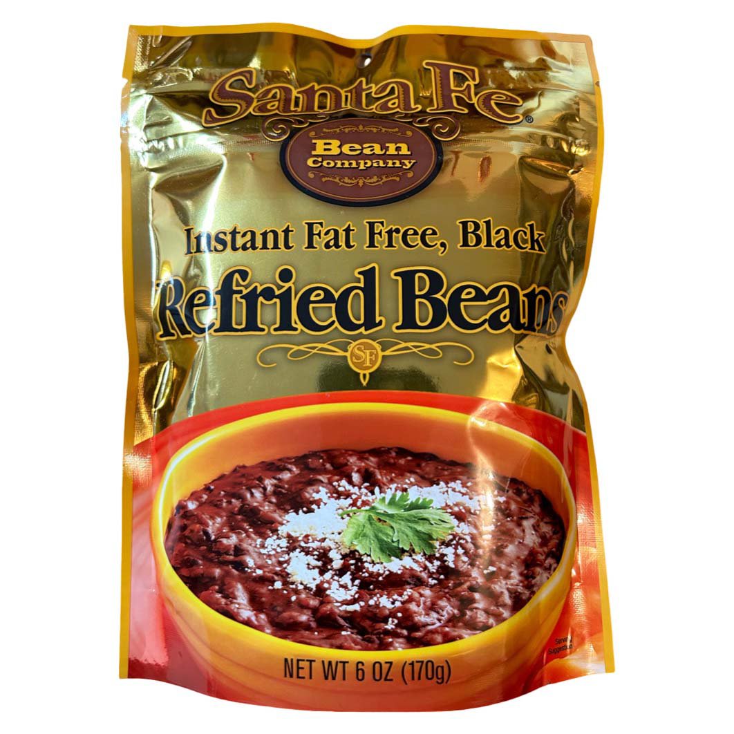 Santa Fe Bean Company Instant Fat Free Black Refried Beans Shop Beans