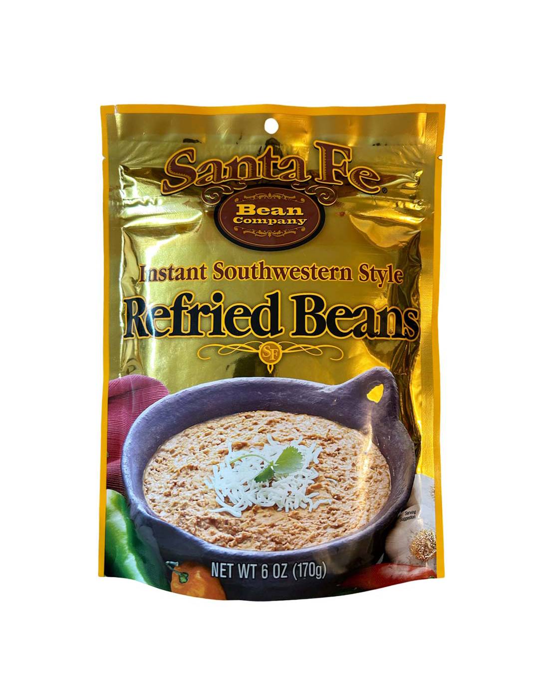 Santa Fe Bean Company Instant Southwestern Style Refried Beans; image 1 of 2