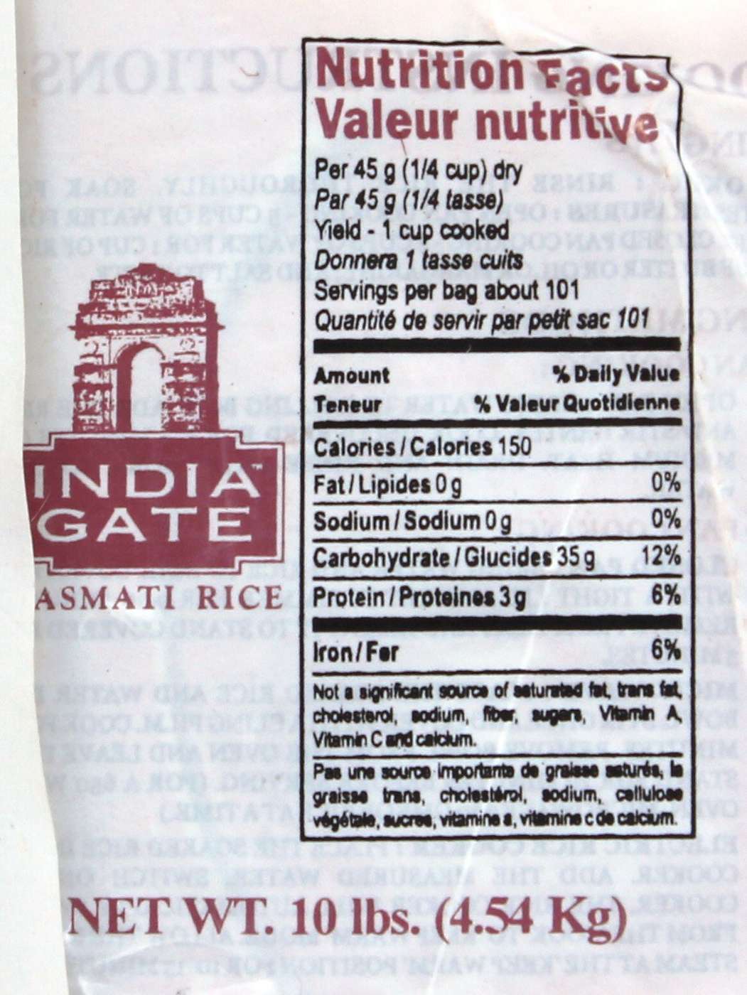 India Gate Basmati Rice; image 2 of 2