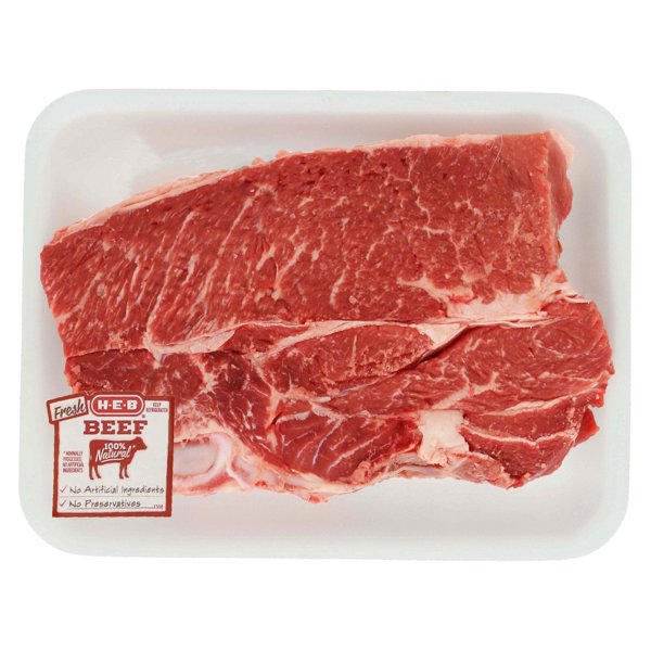 H-E-B Beef Bone-In Chuck Roast - USDA Select, Avg. 2.99 lbs