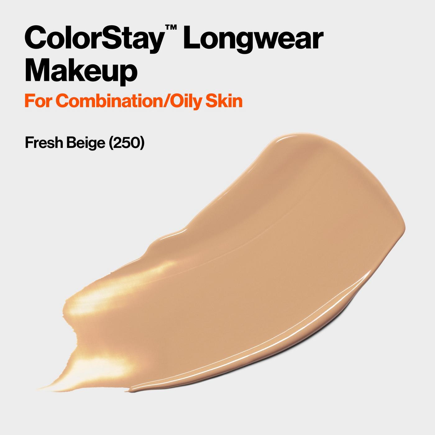 Revlon ColorStay Foundation for Combination/Oily Skin - 250 Fresh Beige; image 5 of 6