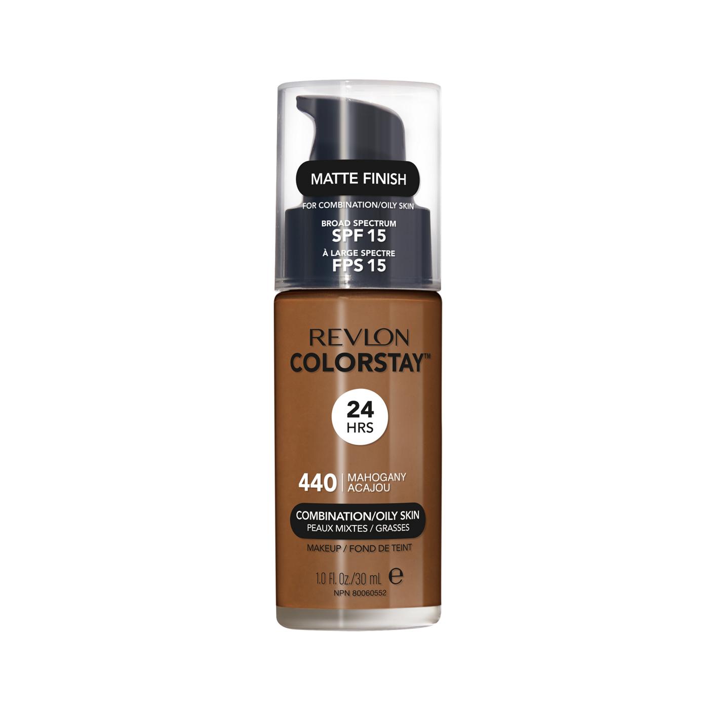 Revlon ColorStay Foundation for Combination/Oily Skin, 440 Mahogany; image 1 of 3