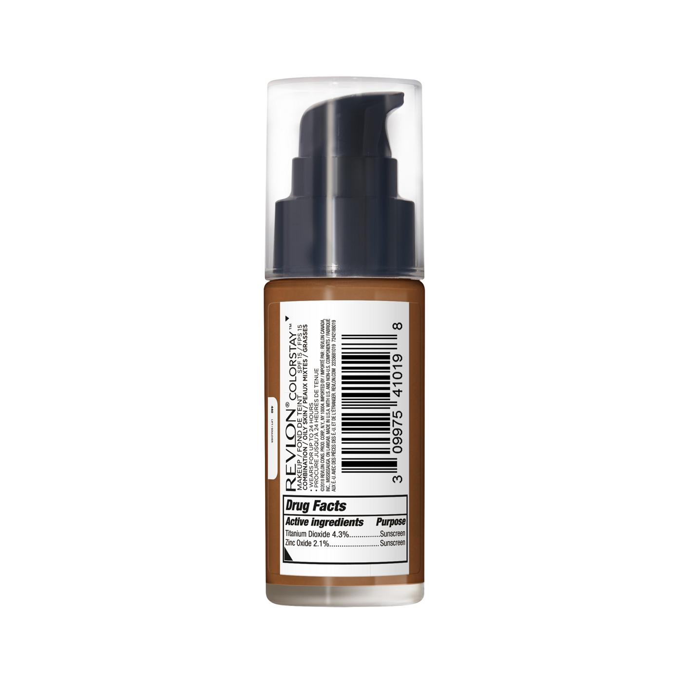 Revlon ColorStay Foundation for Combination/Oily Skin, 440 Mahogany; image 3 of 3