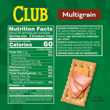Club Multi Grain Crackers