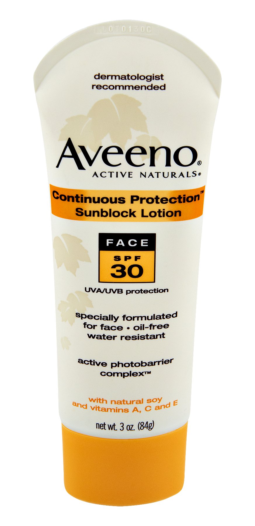 Aveeno Active Naturals Continuous Protection Sunblock Face Lotion SPF