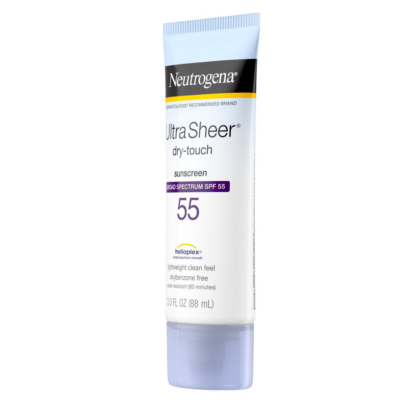 Neutrogena Ultra Sheer Dry-Touch Sunscreen - SPF 55; image 7 of 8