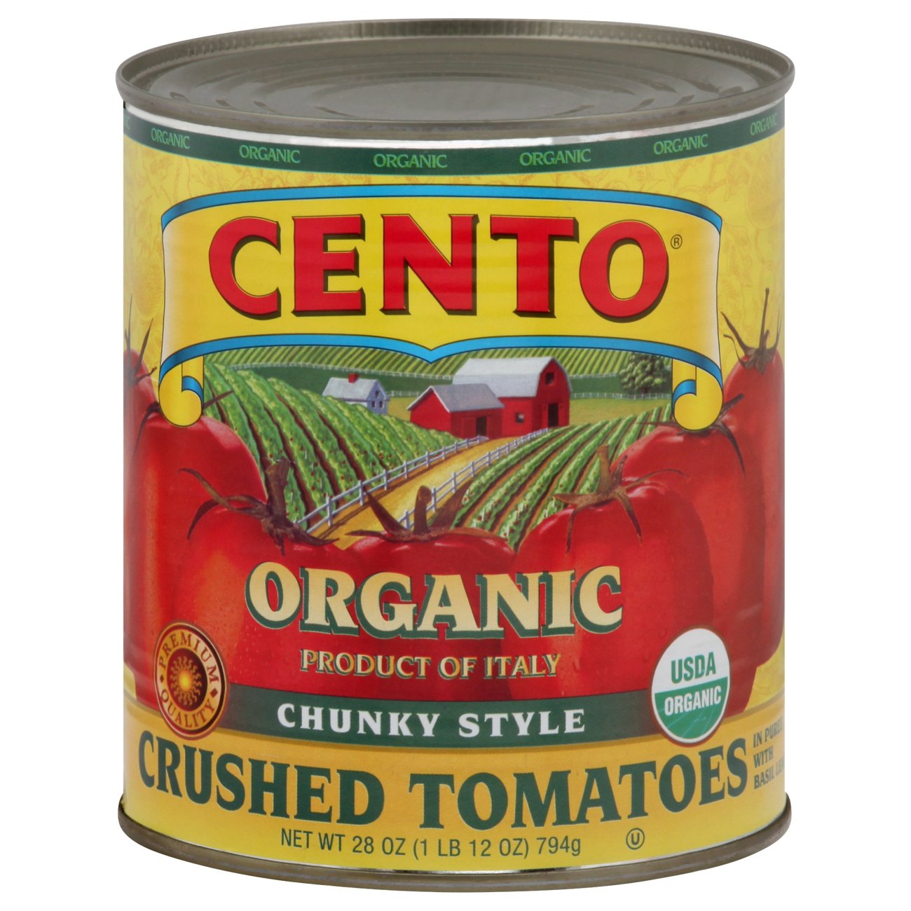Cento Organic Chunky Style Crushed Tomatoes Shop Tomatoes at HEB