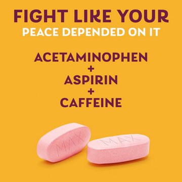 Pamprin Maximum Strength Menstrual Pain Relief + Energy Caplets, 24 ct