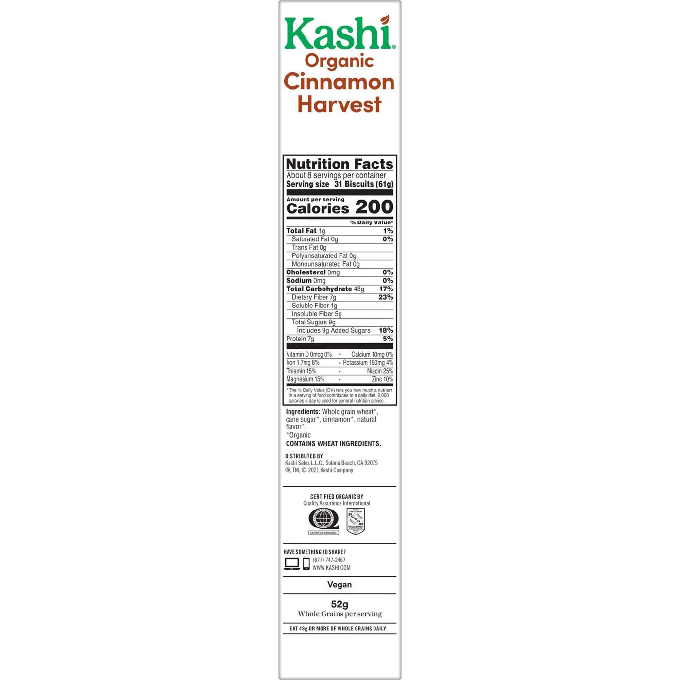 Kashi Cinnamon Harvest Organic Breakfast Cereal; image 2 of 11