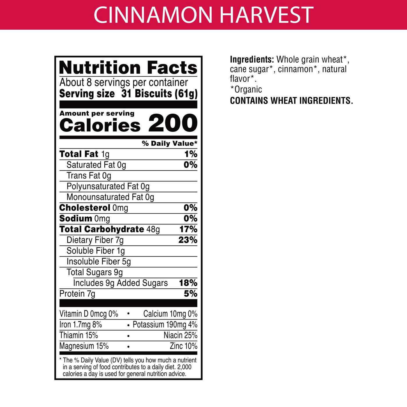 Kashi Cinnamon Harvest Organic Breakfast Cereal; image 10 of 11
