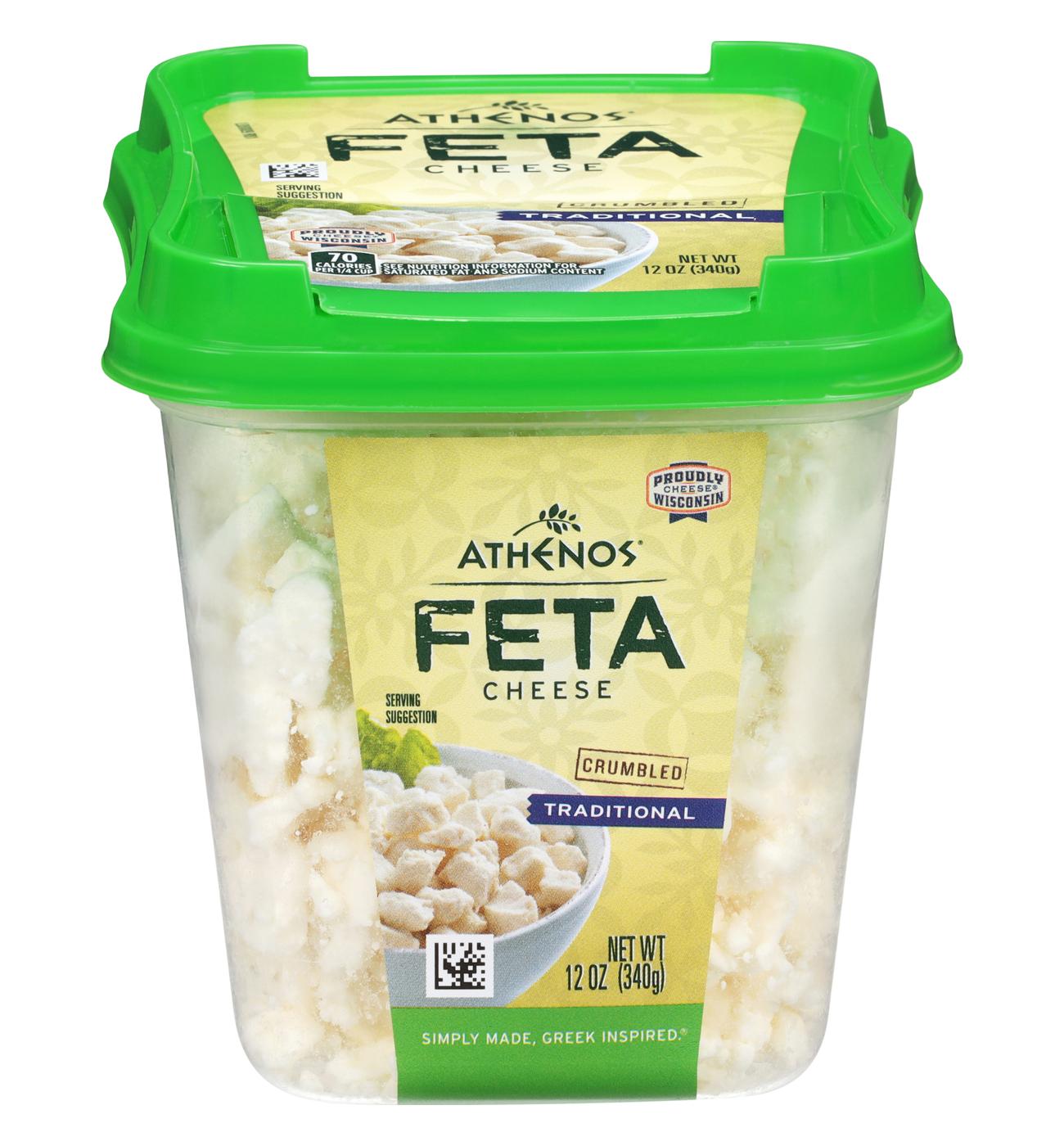 Athenos Feta Cheese Crumbles - Traditional; image 1 of 11