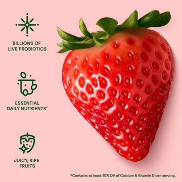 Activia Low Fat Probiotic Strawberry Yogurt