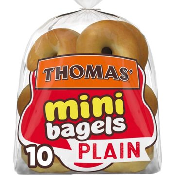 Thomas' Plain Mini Bagels, 10 ct