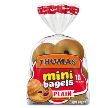 Thomas' Plain Mini Bagels, 10 ct