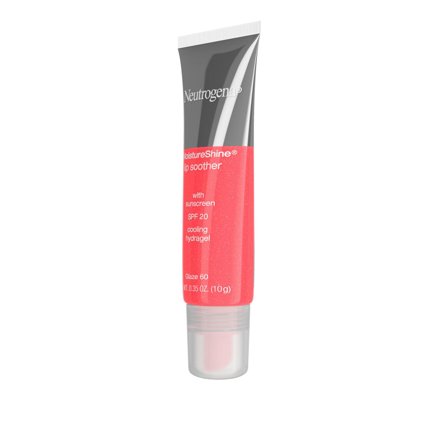 Neutrogena MoistureShine 60 Glaze Lip Soother with SPF 20 Sunscreen; image 3 of 3