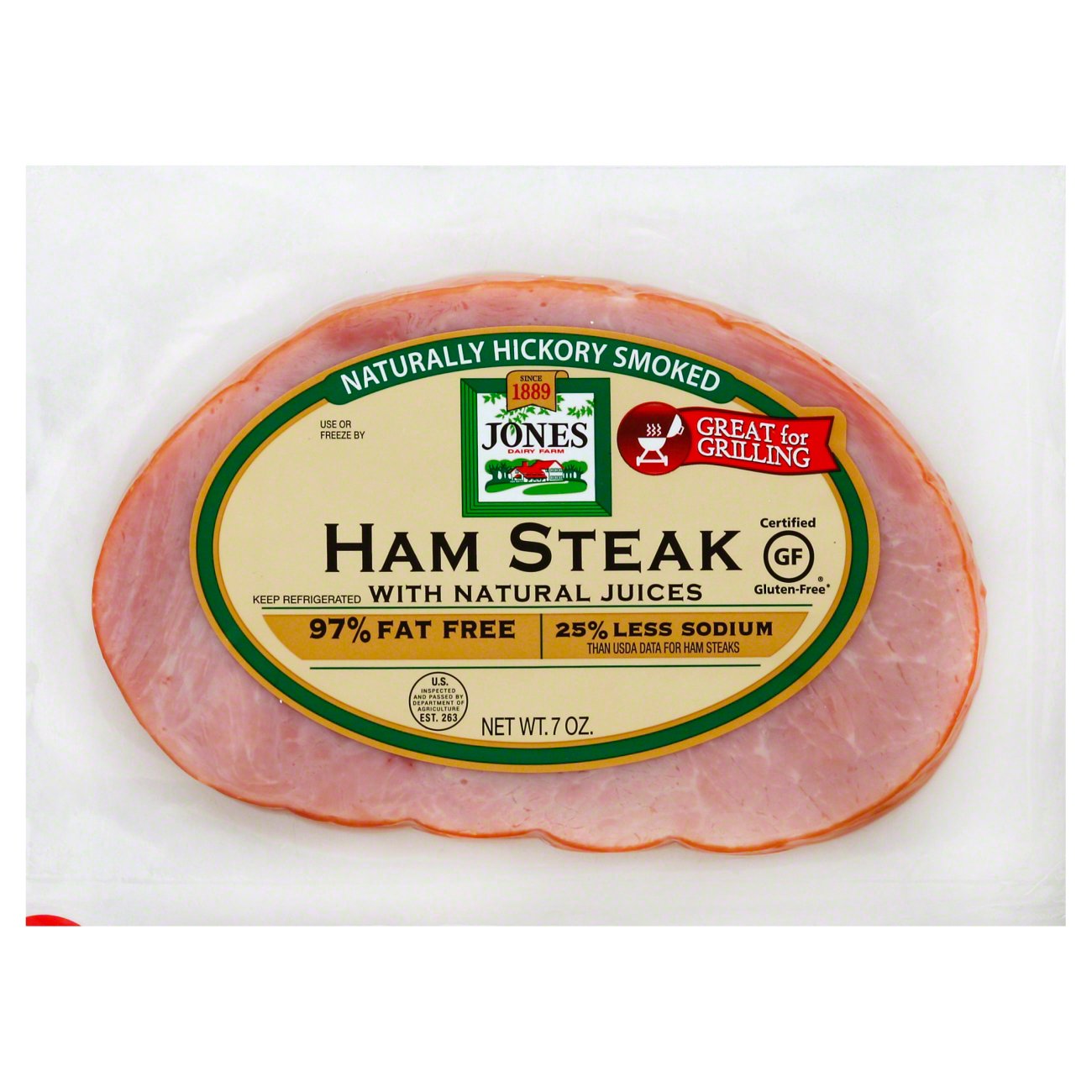 Jones Dairy Farm Naturally Hickory Smoked Extra Lean Ham Steak Shop Meat At H E B,Date Bread Rings