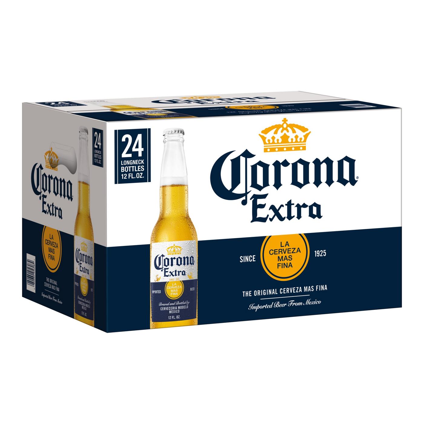 Corona Extra Mexican Lager Import Beer 12 oz Bottles, 24 pk; image 1 of 10