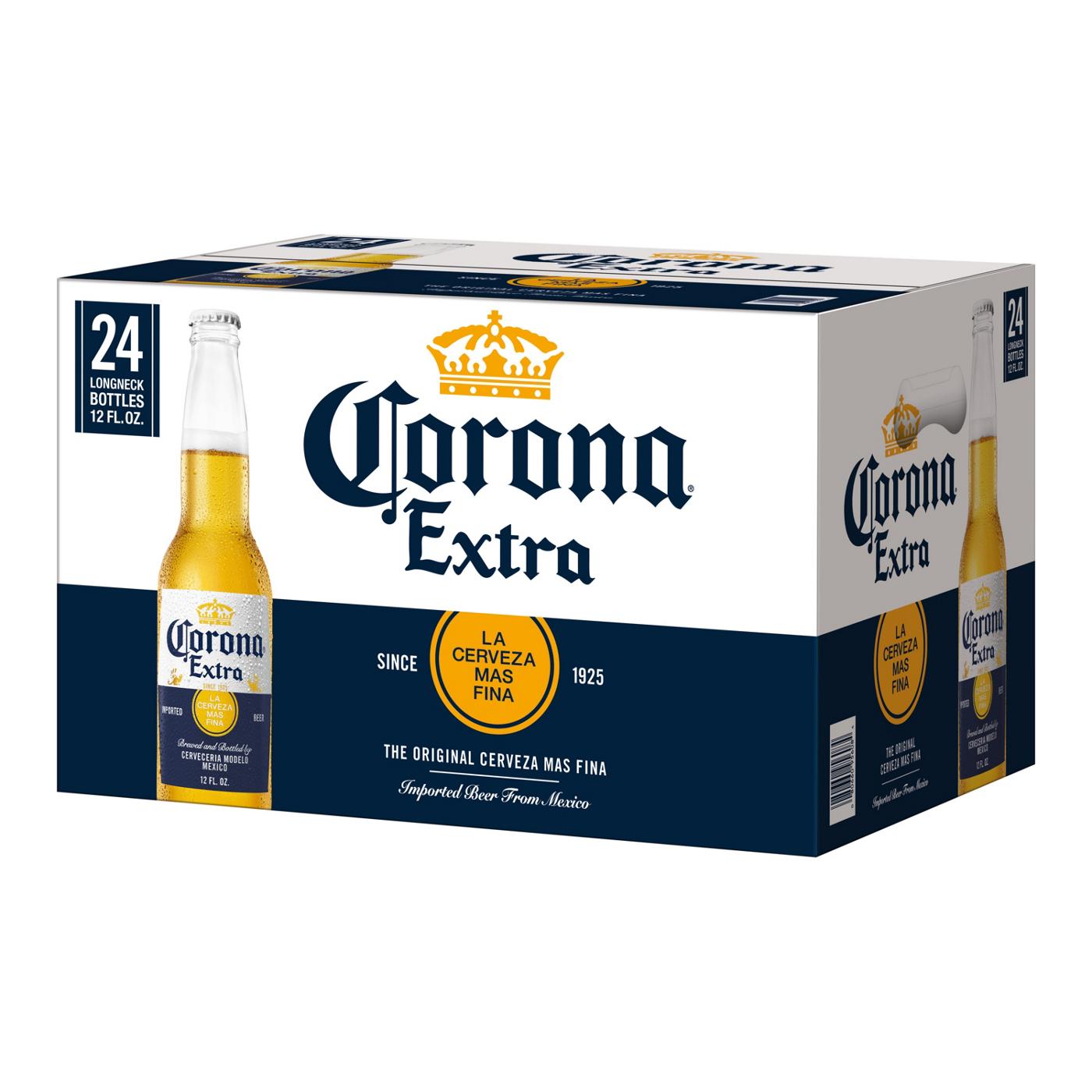 Corona Extra Mexican Lager Import Beer 12 oz Bottles, 24 pk; image 3 of 10