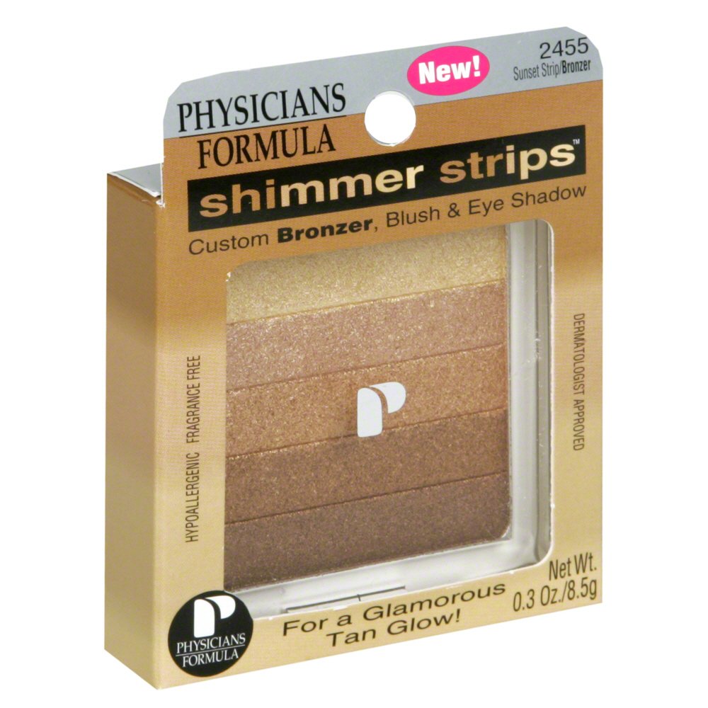 Physicians Formula Shimmer Strips Sunset Stripbronzer Custom Bronzer 