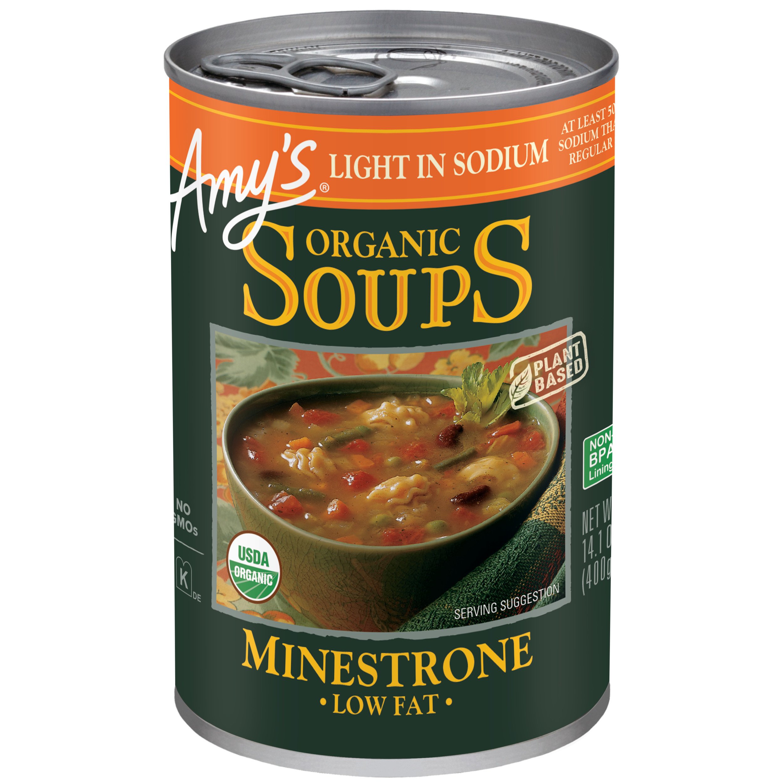 Amy's Organic Light in Sodium Minestrone Soup - Shop Soups & chili
