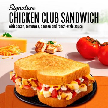 Lean Cuisine 18g Protein Chicken Club Frozen Sandwich