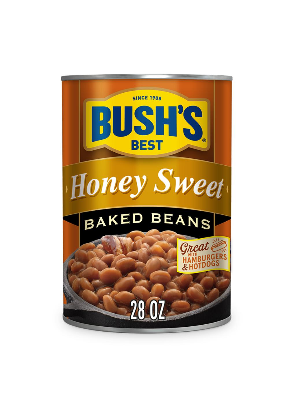 Bush's Best Honey Sweet Baked Beans; image 1 of 3