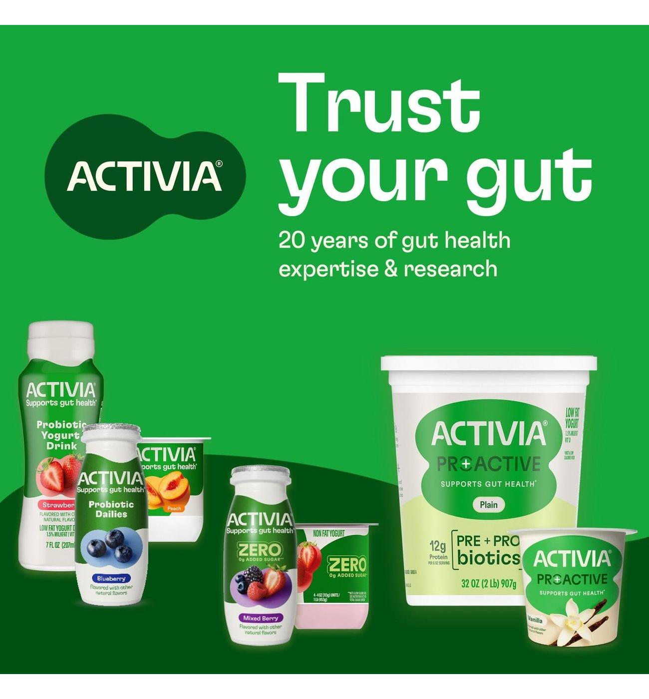 Activia Low Fat Probiotic Vanilla Yogurt; image 5 of 10